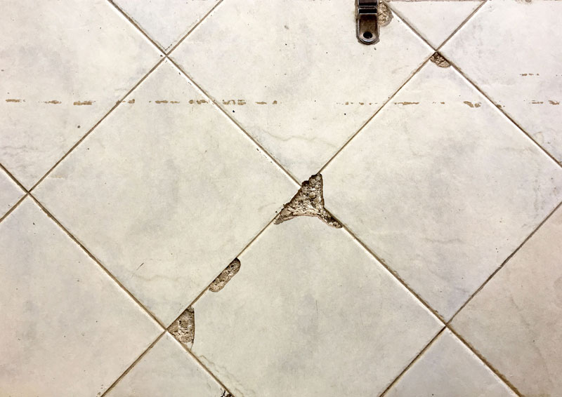 Chipped Floor Tiles