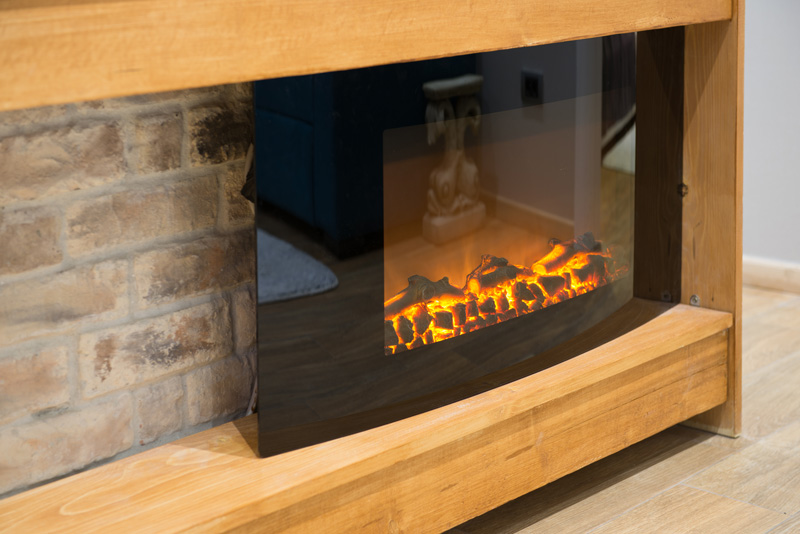 Electric Fireplace Setting